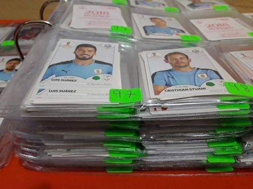 Imagen 3 de 5 de Figuras Panini Del Álbum Del Mundial Rusia 2018