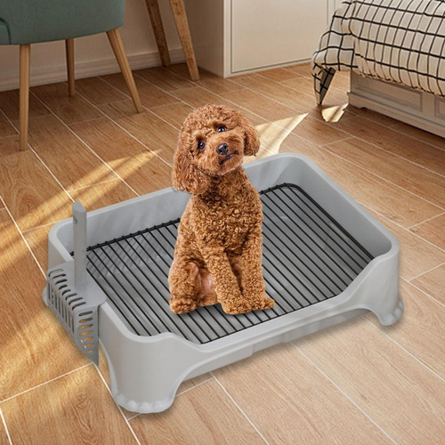 Rejilla Para Inodoro Para Perros, Soporte Para Inodoro Gris