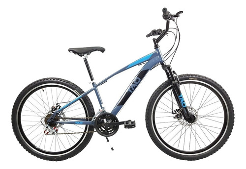 Imagen 1 de 2 de Mountain bike Black Panther Tao R29 18v frenos de disco mecánico color azul con pie de apoyo