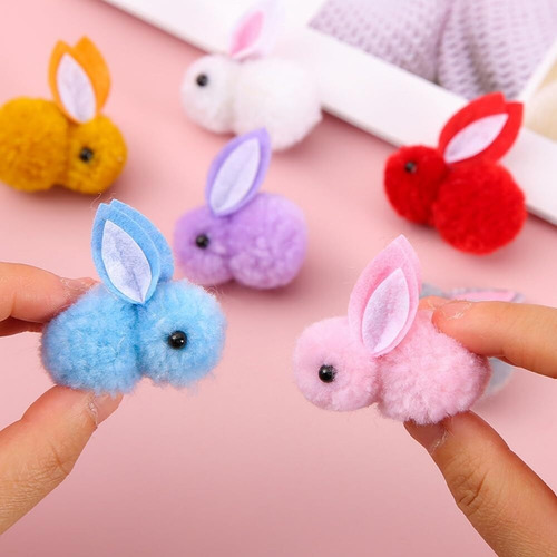 30 Pcs Mini Peluche Animales Conejo De Pascua,conejo De