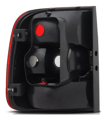 Imagem 3 de 3 de Par Lanterna Traseira Saveiro G5 G6 2009 2010 2011 2012 2013 2014 2015 A 2016 Bicolor