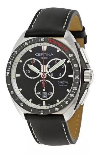 Reloj Certina Ds-4 Esfera Café Cuarzo Hombre Boleta Color del bisel Plateado