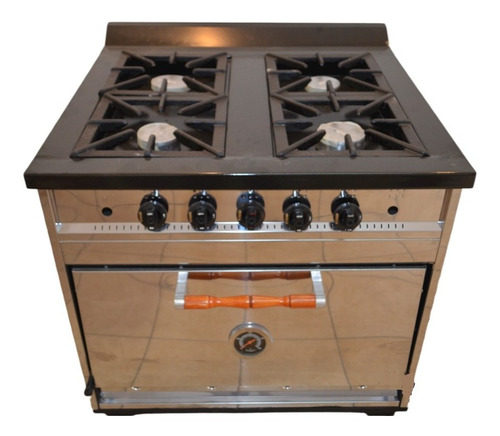 Cocina Industrial Tecno Calor 4 Hornallas Horno 12 Moldes