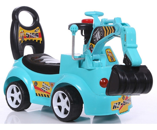 Correpasillos Niños Retroexcavadora Caminador Luz Sonido B13