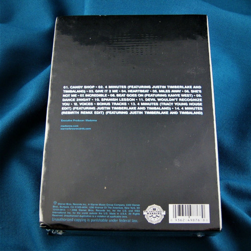 Madonna Hard Candy Limited Collectors Edition Cd - Candy Box