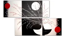 Comprar Cuadros Pintados En Tela Abstractos Polipticos Modernos