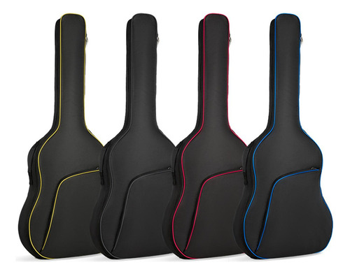 . Estuche For Guitarra Acústica De 40 Y 41 Ligero Amarillo