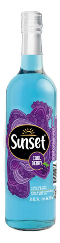 Pack De 4 Licor Sunset Cool Berry 750 Ml