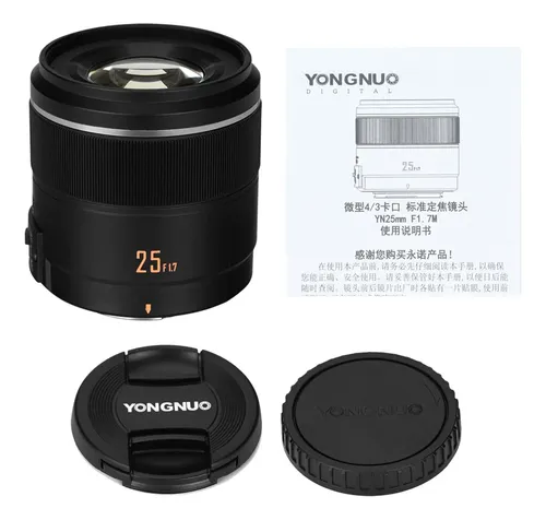 Yongnuo Yn25mm F1.7m Camera Prime Lens Auto/ Manual Focus
