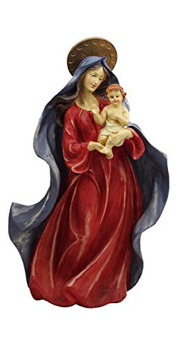 Figura De Natividad De Navidad De La Virgen María Con El Niñ