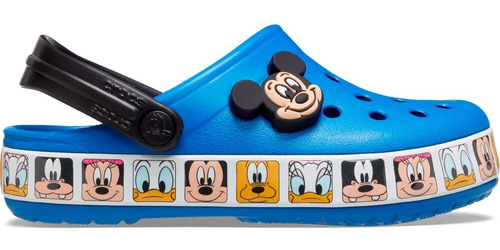 Sandália Crocs Fun Lab Mickey Mouse Juvenil Bright Cobalt
