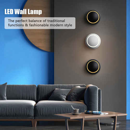 - New Lámpara De Pared Led Moderna Giratoria De 360° For