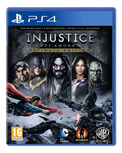 Playstation 4 Injustice God Among Us Ultimate Edition Play 4