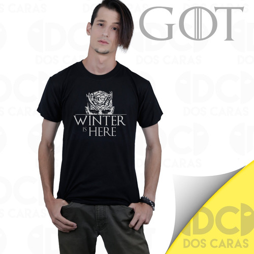 Remera Game Of Thrones Winter Is Here  Caminante Blanco Got