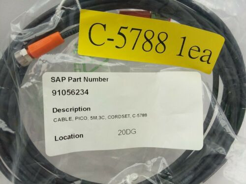 Ifm Electronic C-5788 Cordset Lot Of 3 Ssc
