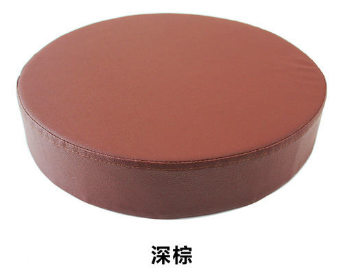 Marrón Oscuro - Diámetro 45 Cm X 5 Cm De Grosor (cuero Circu