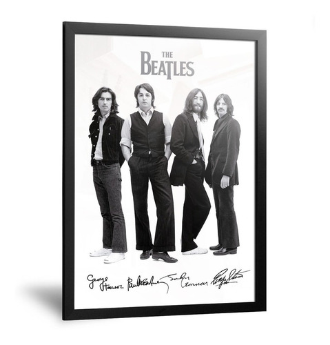 Cuadros The Beatles Remeras Discos Posters Enmarcado 20x30cm