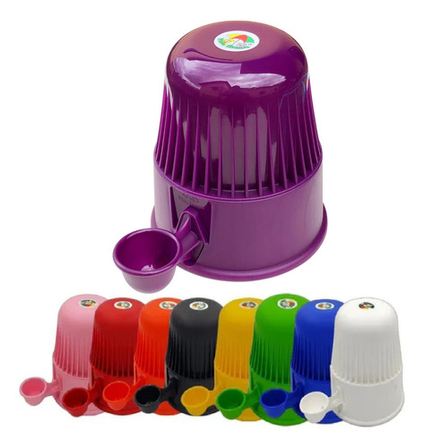 Bebedouro Para Spitz Alemão, Lhasa Apso Pets Pelos Longos 2l Cor Violeta