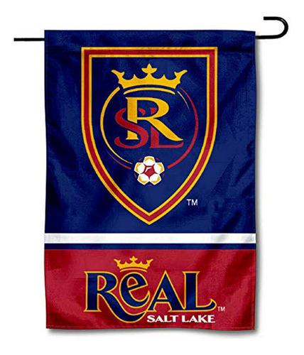 Wincraft Real Salt Lake Bandera De Jardín Doble Cara