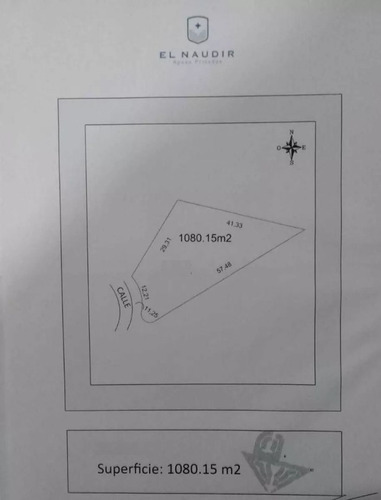 Lote Venta De 853,35 M2 A La Laguna En El Naudir Escobar
