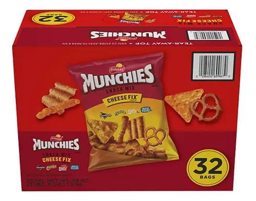Munchies Snack Mix Cheese Fix Cheetos Doritos (1.75oz/32pk)
