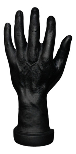 Modelo De Mano Masculina Halloween Fake Negro Mano Izquierda