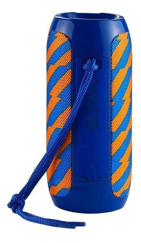 Parlante Bluetooth Portatil Usb Inalambrico Naranja/azul