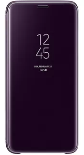 Samsung S-view Flip Cover Case Para Galaxy S9 Plus Violeta