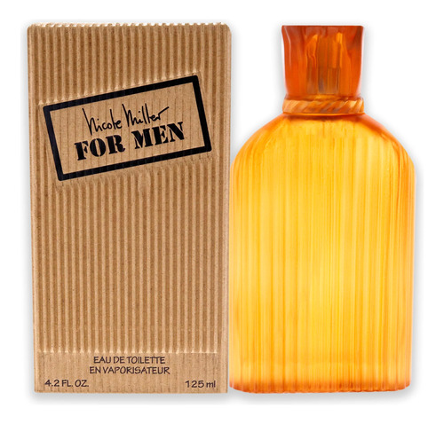 Nicole Miller Ni42m Colonia Edt Spray Para Hombre, Naranja,.