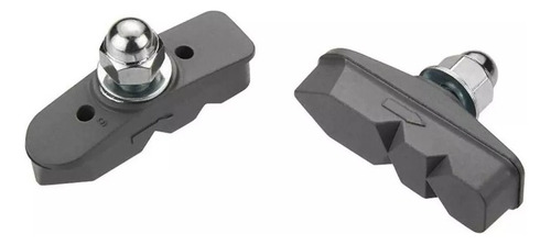 Pastilla De Freno V-brake Para Bicicleta Tektro P205 Color Gris Oscuro - Pack De 2 Unidades