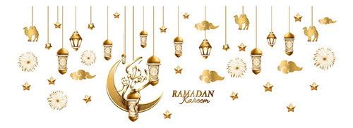 Pegatinas Para Ventanas G Ramadan, Juego De Decoración De Ve