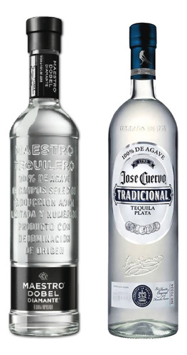 1 Maestro Dobel 700 Ml Y 1 Jose Cuervo Plata 695 Ml