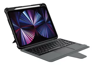 Capa Keyboard Nillkin iPad Air 4 E 5 Pro 11 2020 E 2021 10.9 Cor Preto