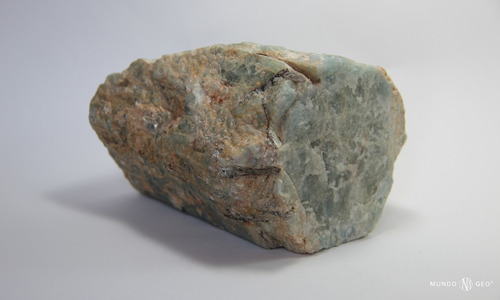 Imagen 3 de 3 de Piedra Cristal De Berilo En Bruto Pieza De Colección