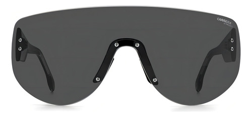 Lentes De Sol Carrera Flagab 12 Rectangular Negros Unisex Lente Negro Varilla Negro Armazón Negro