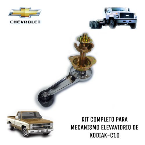 Kit Completo Para Mecanismo Elevavidrio Pick Up Kodiak/c10