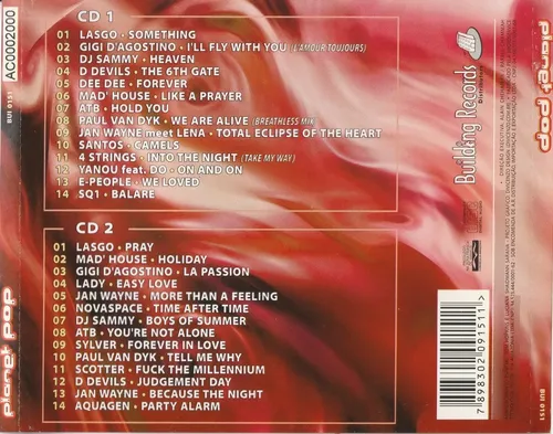 Cd Planet Pop Vol. 1 - Building Records 2003 Pop Dance Eletr