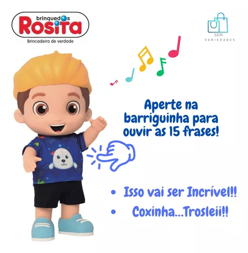 Bonecos - Boneco Luccas Neto Fala 14 Frases - 1079 Bbra