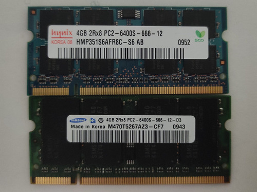 Memoria Ram Ddr2 4gb Laptop Intel Mac Amd