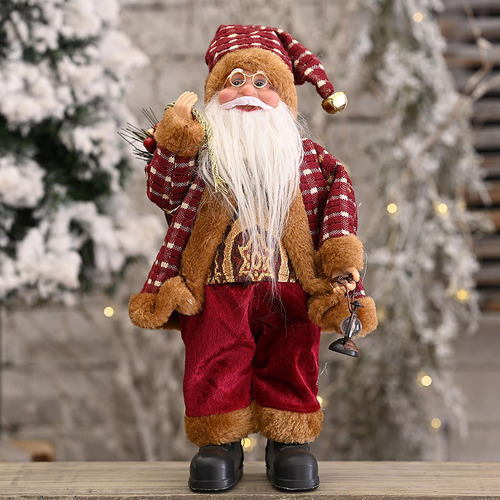Delux Papá Noel Papá Noel De Pie Lampara De Aceite