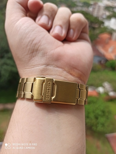+ Bonito Seiko 5 Sports 7s36-00y0 Dourado Feito No Japão