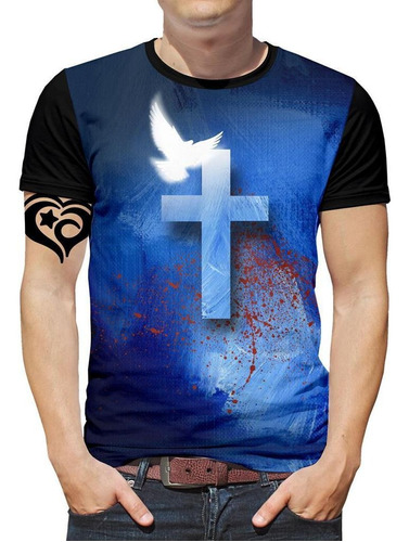 Camiseta Jesus Plus Size Gospel Criativa Masculina Blusa Cz