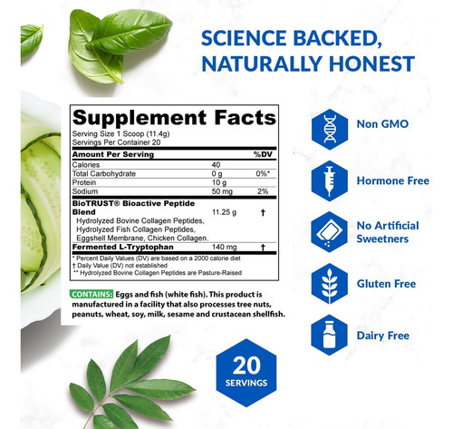 Biotrust Ageless Multi Collagen Protein | 5 En 1 Collagen Po