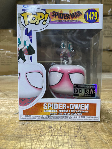 Spider-gwen Upside Down 1749 Ee Across Spiderverse Funko Pop