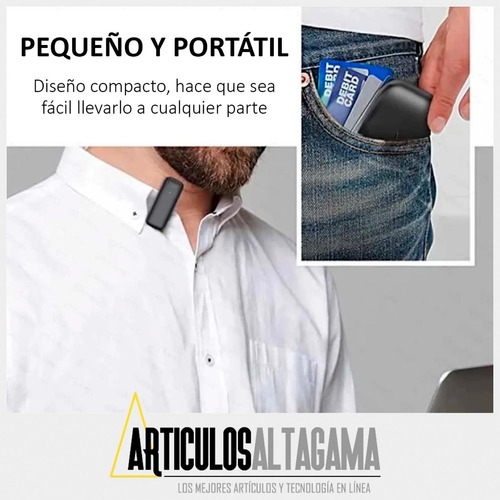 Microfono Inalambrico De Solapa De Android Tipo C + Estuche