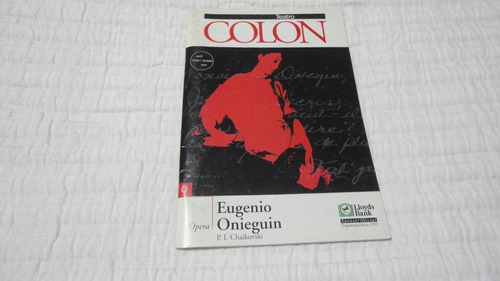Programa Teatro Colon- Eugenio Onieguin- 1997