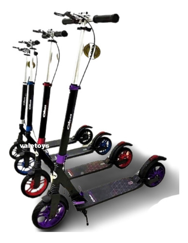 Imagen 3 de 10 de Scooter Patineta Lineal Monopatín Patín Para Niños Adultos