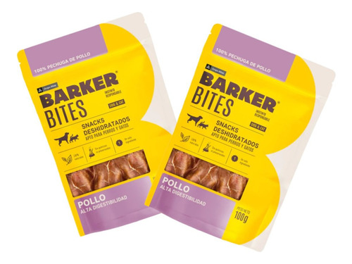 Barker Bites Pollo 100 Gr X 2 Uni