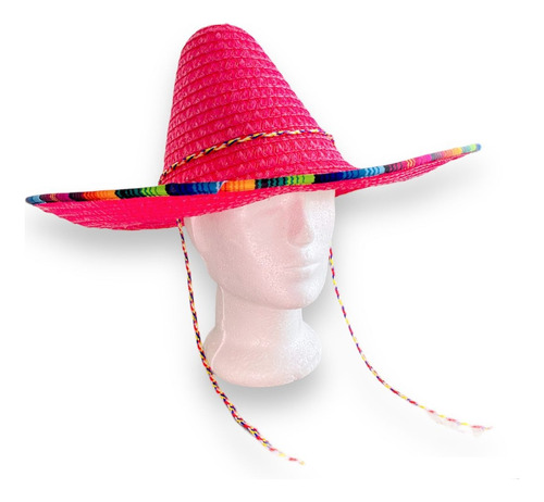 Sombrero Mexicano Unicolor Disfraz Halloween Fiesta