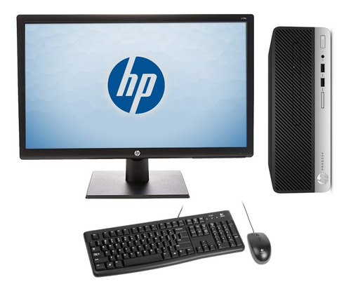 Cpu + Monitor Hp Prodesk 400g4 I5 7ger 8gb 240gb Ssd - Novo